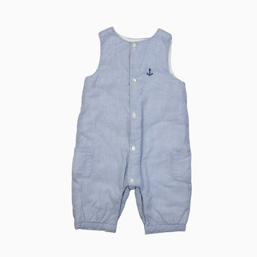 Combi à vichy bleu matelassée 3M