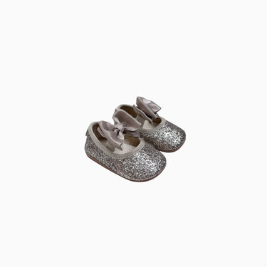 Ballerines paillettées avec noeud 14-15EU