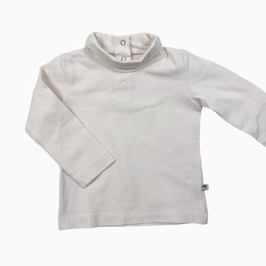 Pull à col roulé vanille 12M