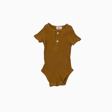 Cache-couche caramel côtelé 6-9M