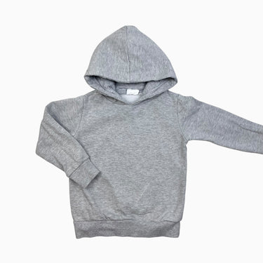 Pull à capuchon gris 3-4Y