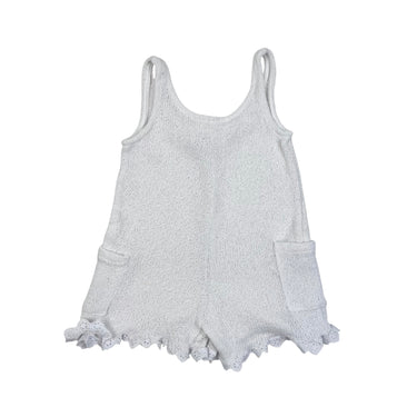 Combi short blanche en tricot 2-3Y