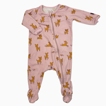 Pyjama rose 'biches' 3-6M