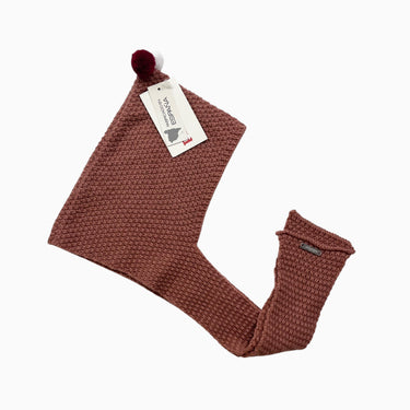 Bonnet pixie en tricot acrylique blush 0-6M
