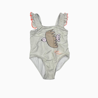 Maillot vanille 'oiseau' 2-3Y
