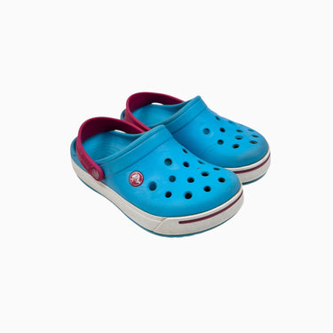 Sandales perforées bleues/fushia JR2US