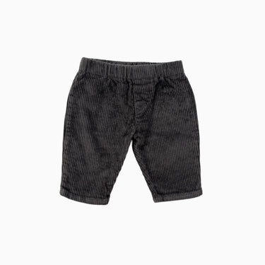 Pantalon gris-vert en corduroy 0-3M