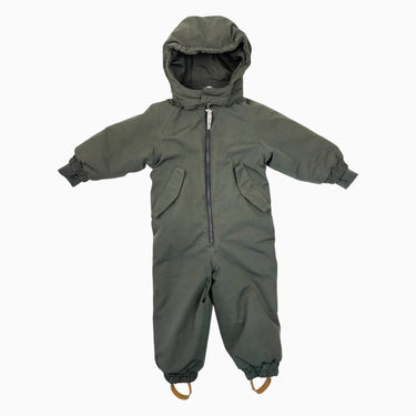 Habit de neige 'Sne' vert forêt en poly recyclé et coton avec capuchon amovible 1Y