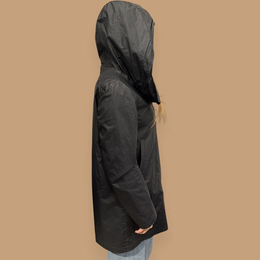 Manteau pluie noir pour femmes XXS