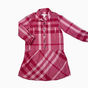 Robe carreauté rose 7Y