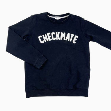 Pull noir 'Checkmate' 10-12Y