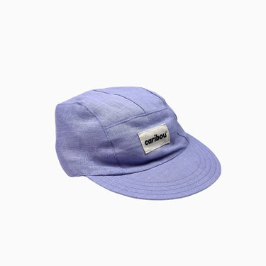 Casquette lilas en lin M (2-3Y)