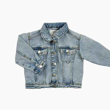 Veste en denim clair 9-12M