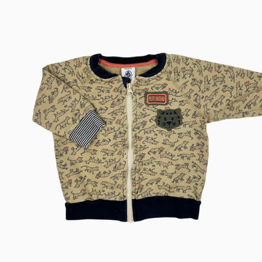 Veste sable 'léopards' 6M