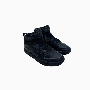 Sneakers noirs 'high top' à velcro 11US
