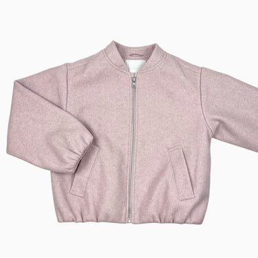 Veste feutre rose 8-9Y