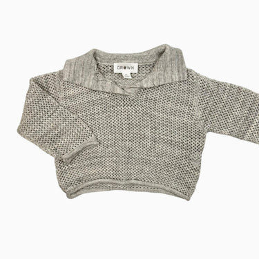 Pull polo crochet 6-12M