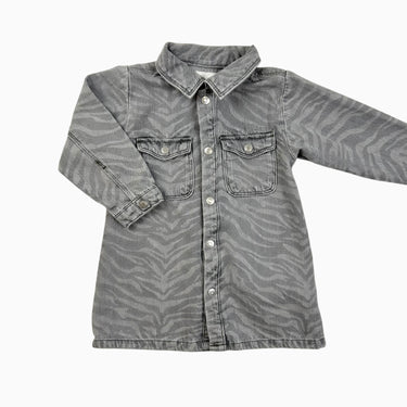 Robe en denim grise 'zébré' 2Y