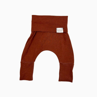 Pantalon rouille en coton et spandex 0-6M