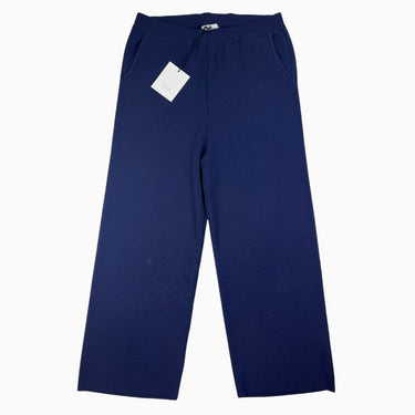 Pantalon 'Serenade' marine en tricot de nylon et viscose pour femmes 4 (L)