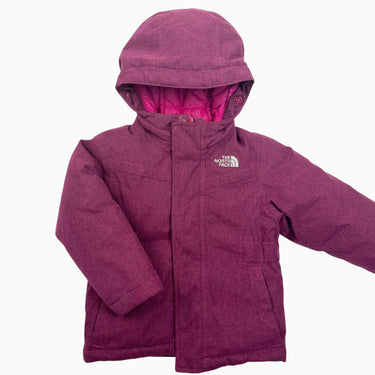 Manteau d'hiver betterave chinée en polyester et modacrylique 3Y