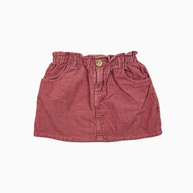 Jupe en corduroy rose 4-5Y
