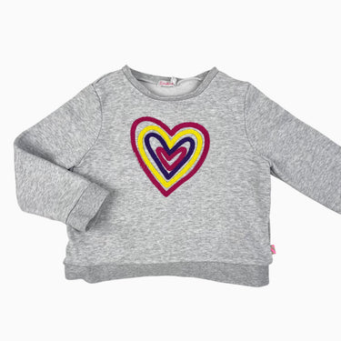 Pull gris "coeur' 5Y