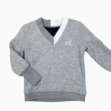 Pull gris 'cheval' 3-4Y