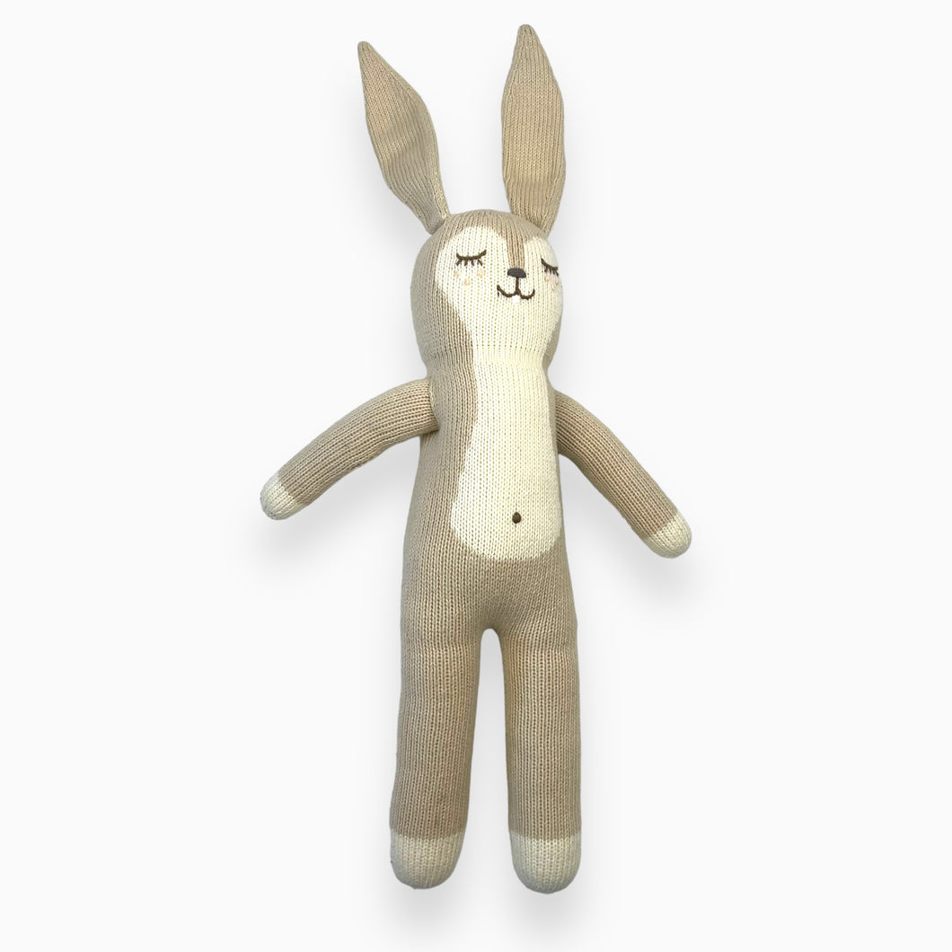 Peluche lapin en crochet de coton 'Honey the bunny' 48cm