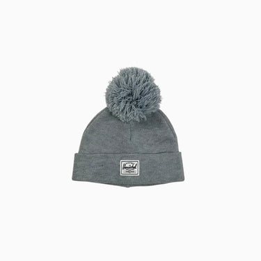Tuque grise à pompon 6-18M