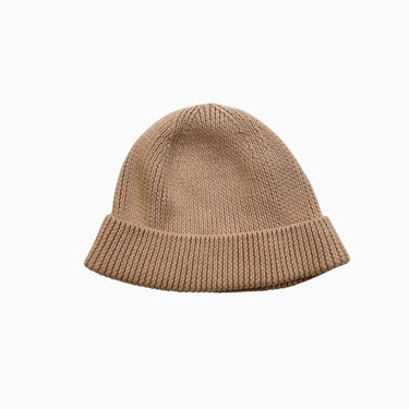 Tuque rose poudré en tricot M/L 4-6Y