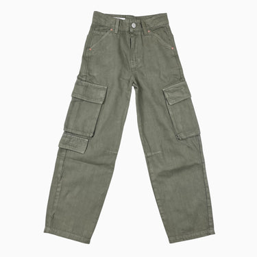 Pantalon olive en denim 9Y