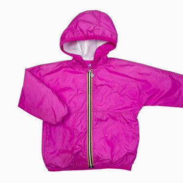 Manteau coupe-vent rose 'Le vrai Claude 3.0' 4Y