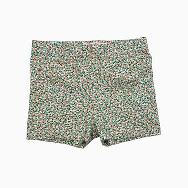 Biker short blanc fleuri 10Y