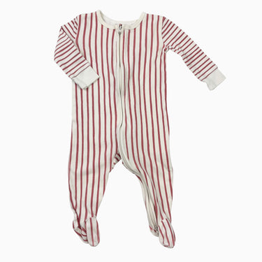 Pyjama rayure rose coton bio 3-6M