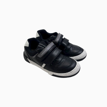 Sneakers noirs en cuir à velcro 28EU