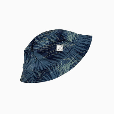 Chapeau soleil marine 'feuilles' réversible jaune 12-18M