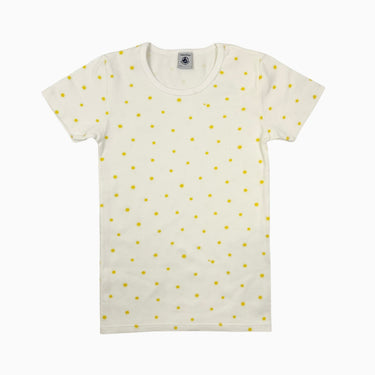 T-shirt blanc 'soleils' 12Y