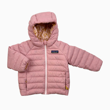 Manteau réversible rose 9-12M