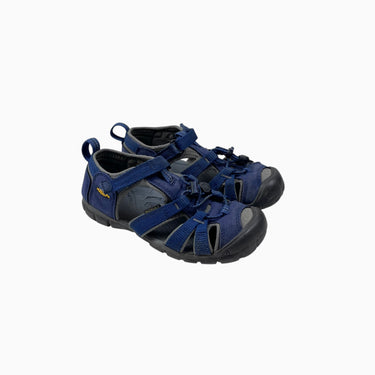 Sandales fermées à velcro bleu 13US