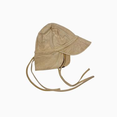 Casquette ocre en coton souple S - 6-12M