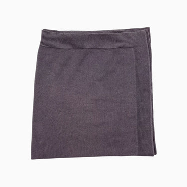 Couverture antracithe en tricot 24x43CM