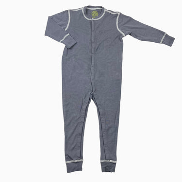 Pyjama gris en laine de mérinos 18-24M
