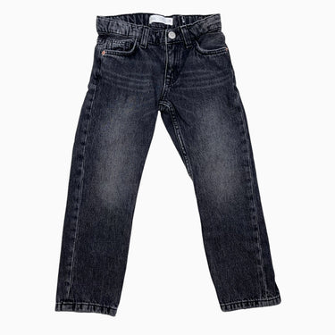 Jeans noir en coton 6Y