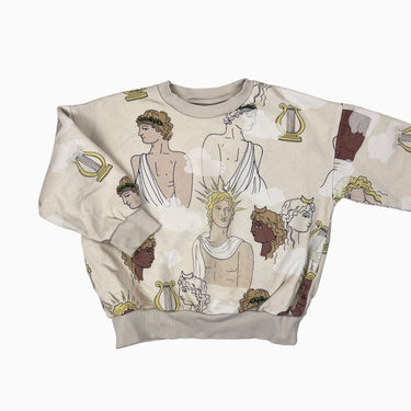 Pull divinités grecques 4-5Y fit 3Y