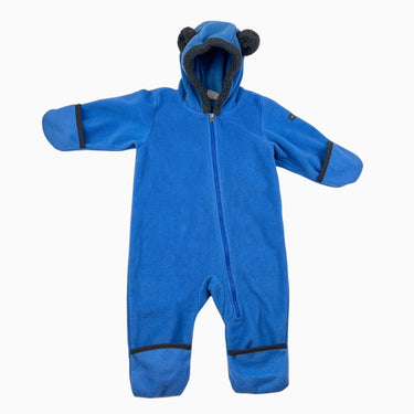 Combi bleue en polar 6-12M