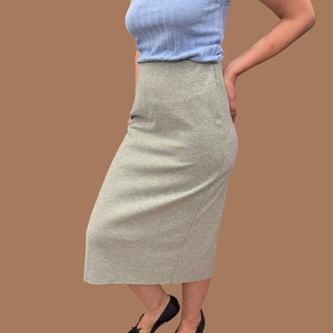 Jupe maxi grise pour femmes L