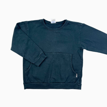 Pull vert en coton bio L 6-7Y