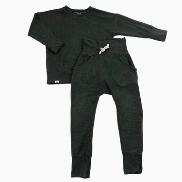 Ensemble vert en tencel, coton et spandex 3-5Y