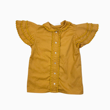 Blouse style tunique ocre 4Y